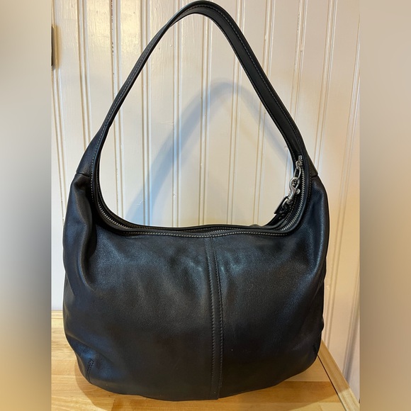 Coach Ergo Zip Black Leather 2004 Style 9221 - Picture 3 of 17